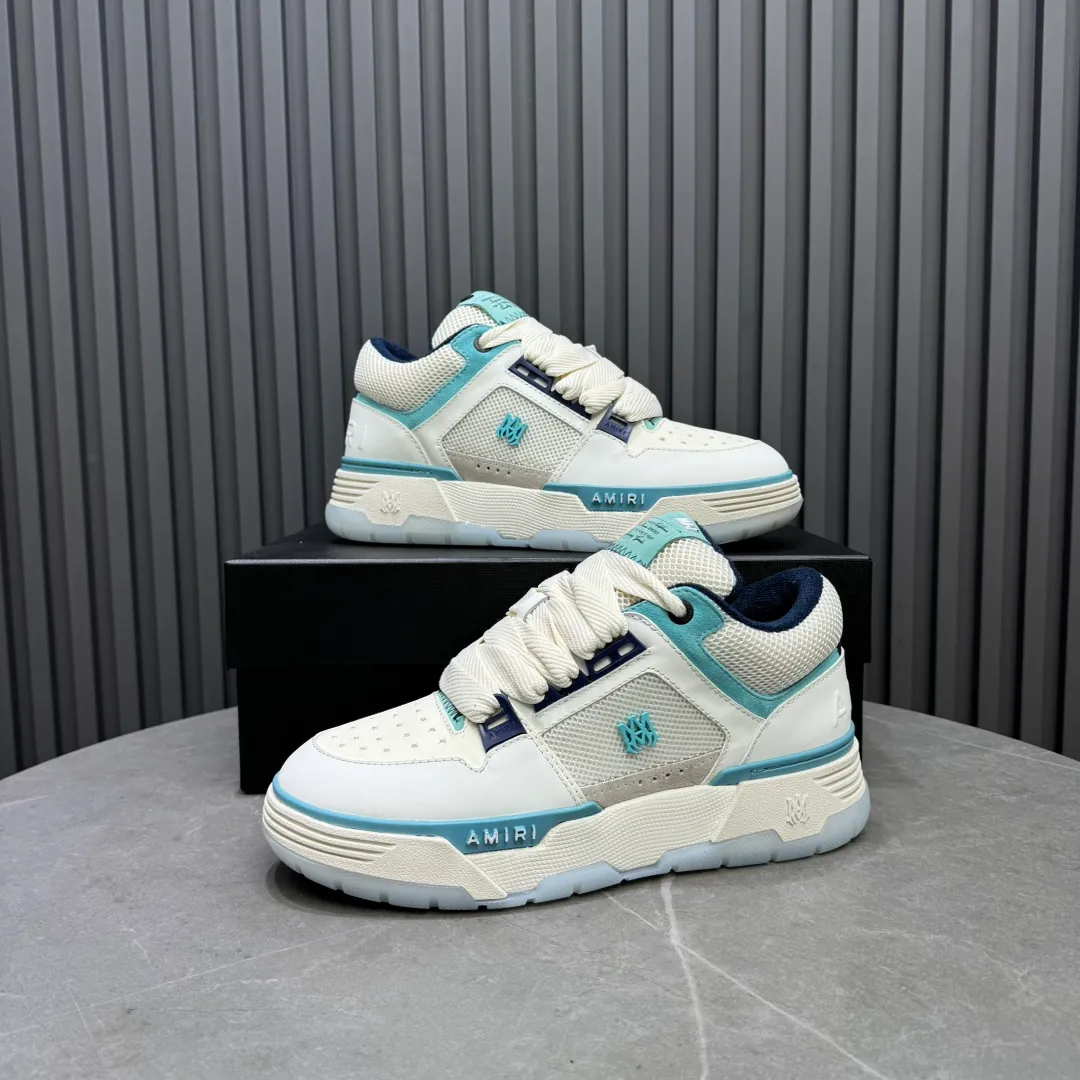 Men's shoes 💰660💰 AMIRI AMIRI trendy brand hot sale 🔥 Available all year round, couples 💑 Official website synchronization Imported fabrics 1⃣️ vs 1⃣️ replica, original factory special original sole, 35-45 (45. non-refundable)